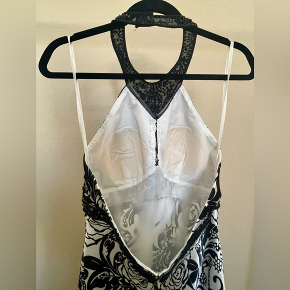 Formal Black and White Dress by Betsy & Adam - Picture 11 of 16